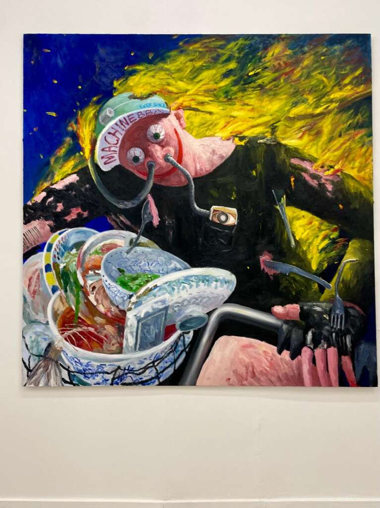 Wang Jundi - olio su tela